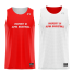Red Reversible Basketball Jersey